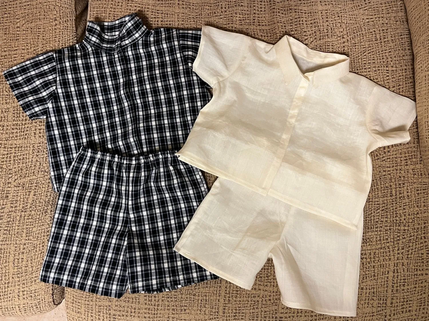 Conjunto Conjunto de lino, detalle 1.